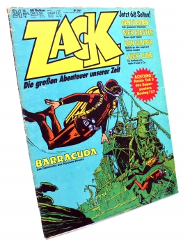 Zack - die großen Abenteuer unserer Zeit Comic Magazin Nr. 24 (1976): Barracuda, das Geheimnis des Nordsee-Wracks